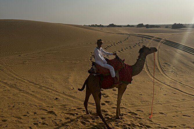 Adventure non touristic camel safari - Jiyai natural lake: a desert photo break and a drink stop