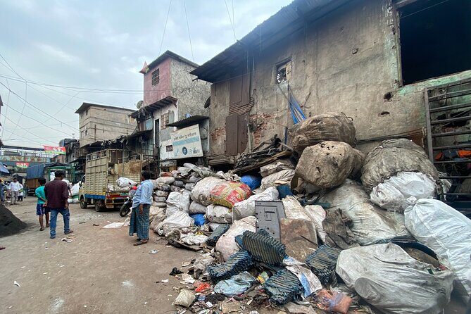 Dharavi Slum tour in Mumbai by local resident - Narrow alleys and leather drying: noticing the details