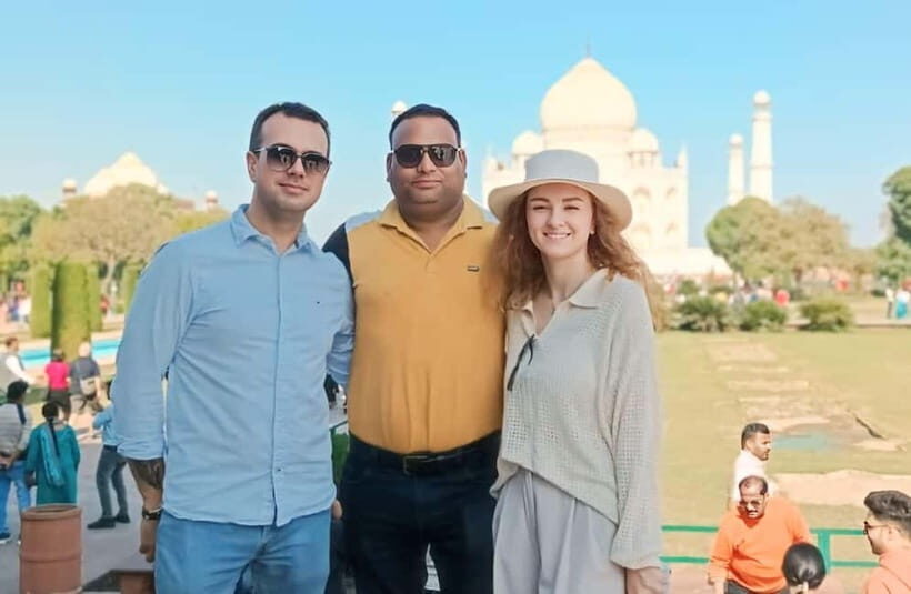 From Delhi: Private Taj Mahal & Agra Tour with 5<em> Lunch – Key things I’d pin to your map before you go’ /></p>
<ul>
<li><strong>Taj Mahal at the right time</strong>: early entry mindset, guided explanations, and time to look around.</li>
<li><strong>Private driver + private guide</strong>: you control the flow, including photo stops and breaks.</li>
<li><strong>Agra Fort in red sandstone</strong>: Akbar-era walls, gardens, and Mughal-era halls.</li>
<li><strong>Baby Taj (Itmad-ud-Daulah)</strong>: a smaller mausoleum with outsized charm.</li>
<li><strong>5-star buffet option</strong>: a real meal break, with different cuisines to reset your energy.</li>
</ul>
<h2 id="delhi-to-agra-in-a-private-air-conditioned-car">Delhi to Agra in a Private, Air-Conditioned Car</h2>
<p><img src=