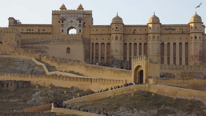 Jaipur: Full-Day City Tour with Car, Guide & Skip-the-Line - Morning Pick-Up and the Hawa Mahal Photo Window