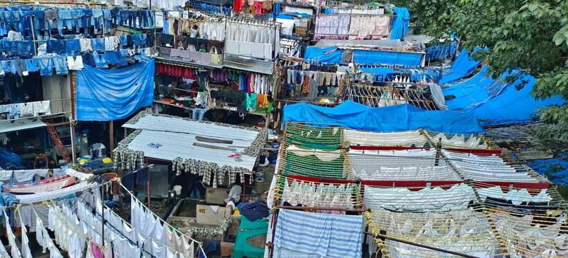 Mumbai: Dhobi Ghat Laundry and Dharavi Slum Tour with Local - Dhobi Ghat Laundry: The Open-Air Work You Can Watch