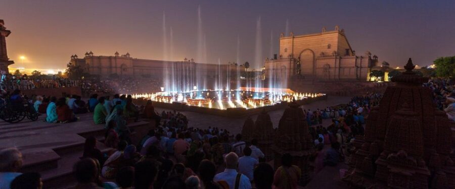New Delhi: Akshardham Temple Tour with Water and Light Show - Inside the Temple Circuit: Sahajanand Darshan, Neelkanth Darshan, Sanskruti Darsham