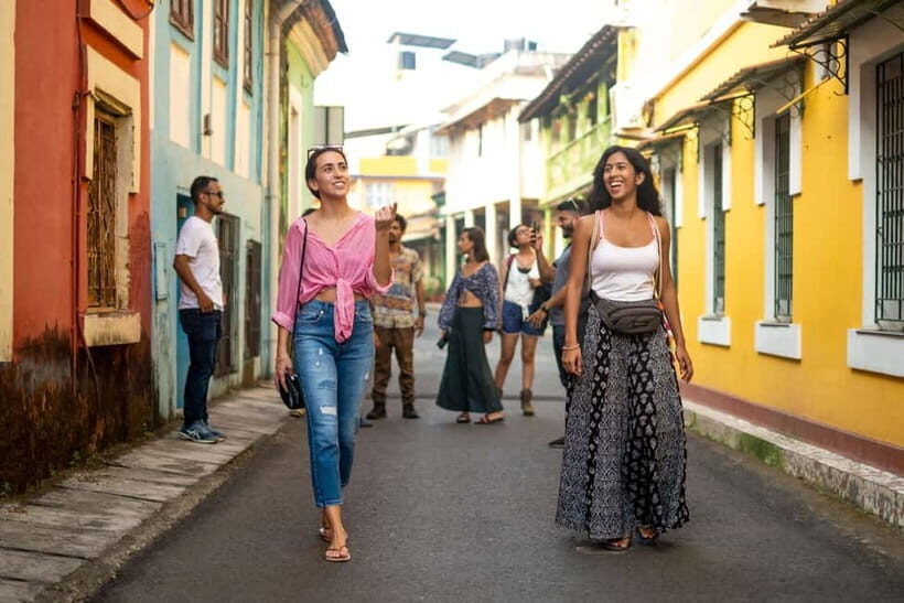 Panaji: Heritage Walk through Goa's Latin Quarter - Fontainhas lanes and photo stops: winding alleys to San Sebastian