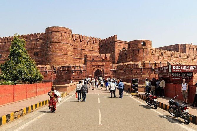 Taj Mahal, Agra Fort & Baby Taj Tour from Delhi - All Inclusive - Mehtab Bagh: the back-side Taj Mahal shots at the end